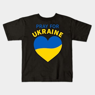 Pray For Ukraine Kids T-Shirt